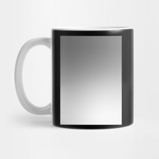 Gray to White Horizontal Linear Gradient Mug